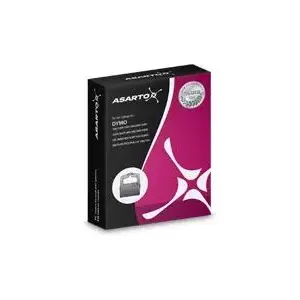 Label tape Asarto for DYMO LabelManager D1 45013 — black text on white (compatible)