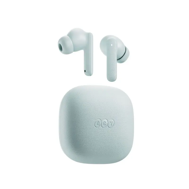 Austiņas QCY T43, T43 misty blue