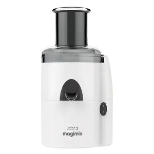 Медленная соковыжималка Magimix Juice Expert 3 — 400 Вт, 7.5 кг, бело‑чёрная, кнопочное управление