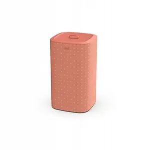 Laundry basket joseph joseph Tota Pop 60L Coral – hinged lid, pop-up divider