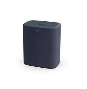 Корзина для белья joseph joseph Tota Trio 90L Black — 90 л, трёхсекционная сортировочная ёмкость