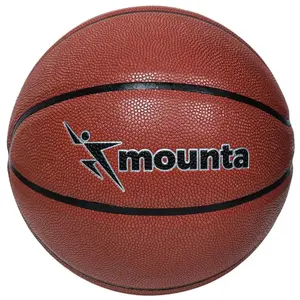 Basketbola bumba MOUNTA Mounta Izmērs 7 — pilna izmēra iekštelpu/āra lietošanai