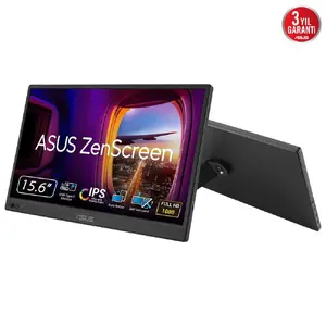 Портативный монитор Asus ZenScreen MB169CK 15,6" USB-C, тонкий внешний дисплей для ноутбука