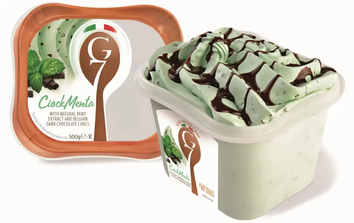 G7 Ciock Menta itāļu saldējums 1l