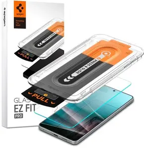 Защитное стекло Spigen Glas.TR EZ Fit Pro для Samsung Galaxy S25 Edge — закалённое, прозрачное