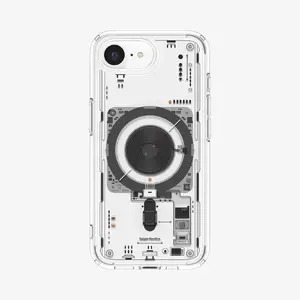 Чехол Spigen Ultra Hybrid Neo One MagFit для iPhone 16e Черный Прозрачный