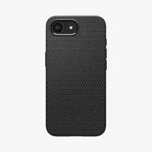 Чехол Spigen Liquid Air iPhone 16e Матовый Черный Монохромный
