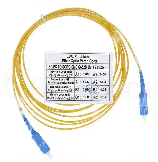 Fibre optic cable BlueOptics SFP2222BU20MK Photo 3