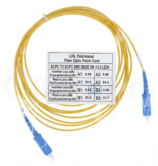 Fibre optic cable BlueOptics SFP2222BU30MK Photo 3