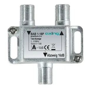 Cable splitter Axing BAB 1-16P Frequency range 5 - 1218 MHz