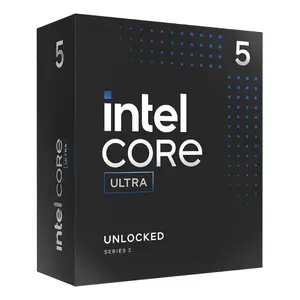 Процессор для ПК INTEL Intel Core Ultra 5 225F, LGA 1851, 10 ядер, до 4.9 ГГц, 20 МБ Smart Cache, DDR5 двухканальный, NPU Intel AI Boost