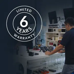 6 Years Warranty