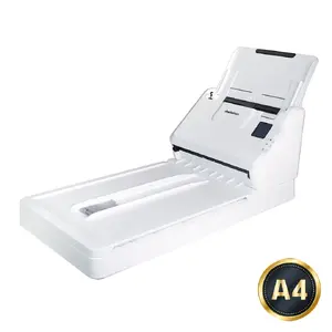 Avision AD340GFN plakanā un ADF skeneris 1200 x 1200 DPI, A4, 50 lapu ADF, duplex, balts