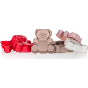 Silicone baking molds ORION 6 pcs bear-shaped set A05379