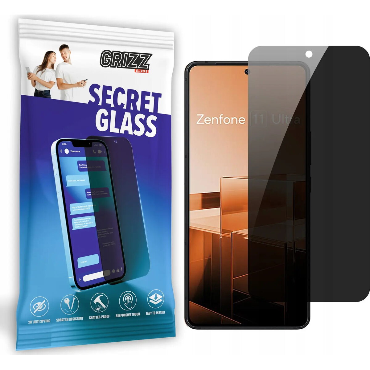 Privātuma rūdīts stikls GrizzGlass SecretGlass priekš