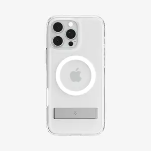 Mobile phone case Spigen Ultra Hybrid S (MagFit) cover for iPhone 16 Pro, transparent, PC+TPU, for 16 cm (6.3") screen
