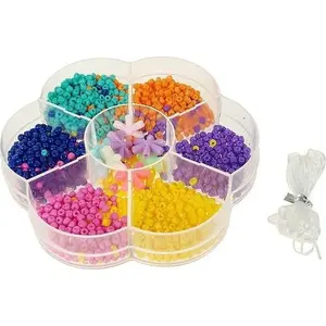 Beading beads Adar model 5901271607392 – craft beads for stringing, assorted sizes and colors