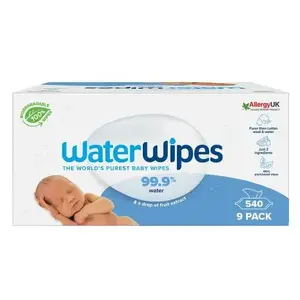 Wet baby wipe WaterWipes WWP00159 540 pcs White