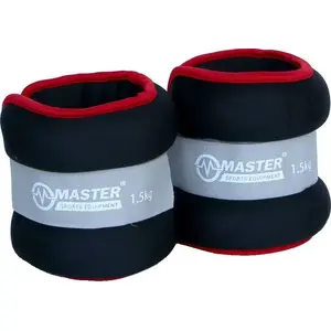 Ankle and Wrist Weights Master 1.5 kg x2 MAS4A062 — adjustable fitness weights for arms and legs