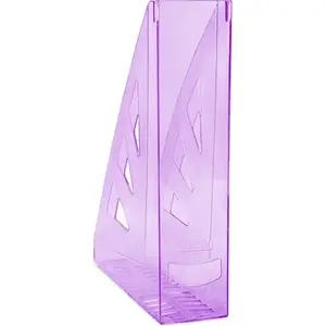 Document Tray Office Products A4 openwork transparent purple — A4 document holder