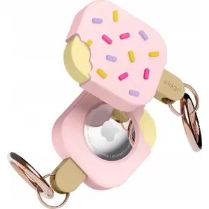 Silikona maciņš Elago Ice Cream priekš Apple AirTag, rozā