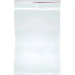 Plastic string bag Office Products, LDPE, 150×300 mm, 100 pcs, transparent
