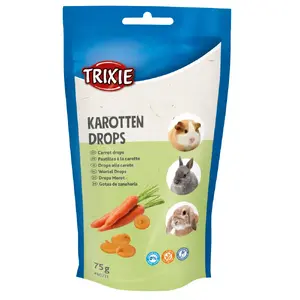 Лакомство для мелких животных Trixie TRIXIE 60231 — для кроликов, морковный вкус, 75 г
