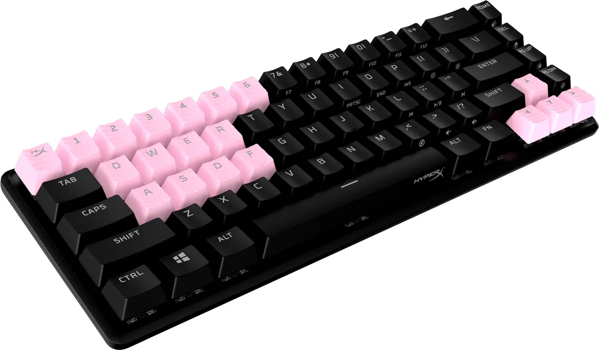HyperX Rubber Keycaps Spēļu taustiņu komplekts rozā US Layout Photo 2