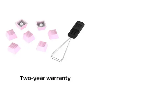 HyperX Rubber Keycaps Spēļu taustiņu komplekts rozā US Layout Photo 6