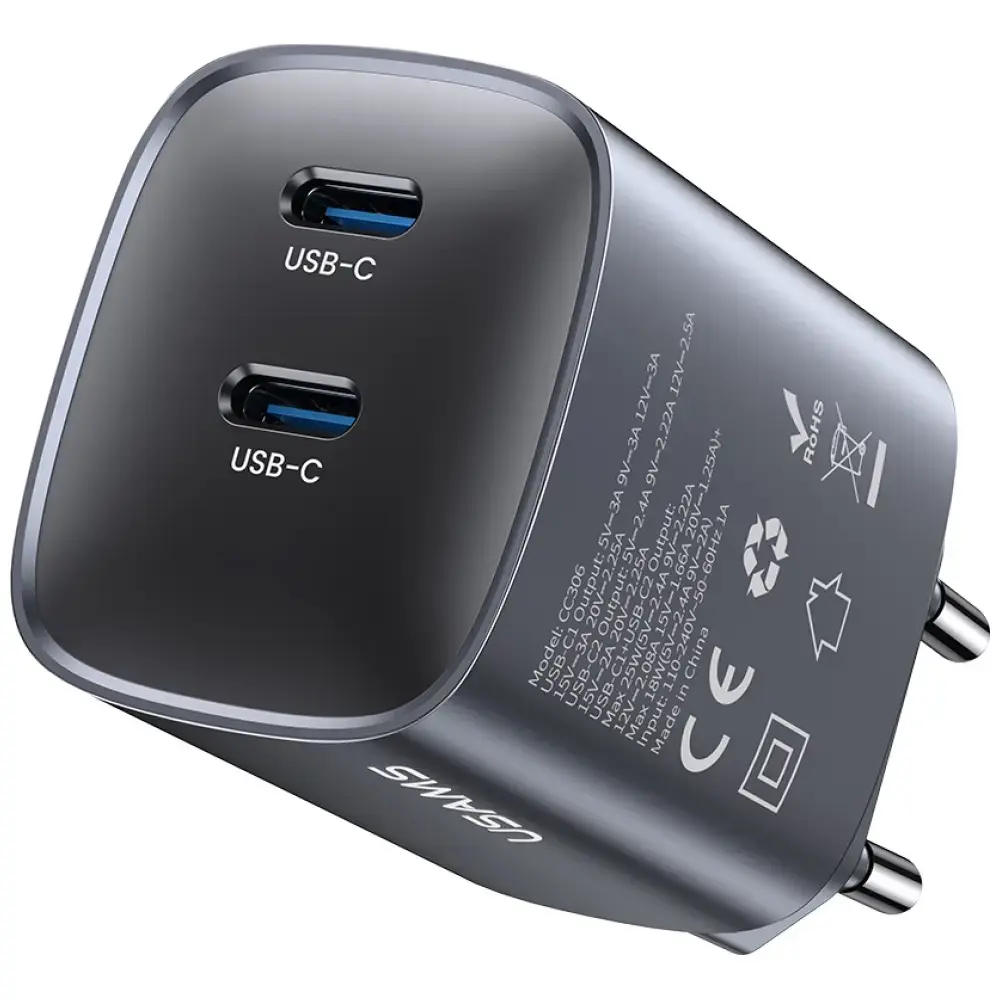 Сетевое зарядное usams CC305 45W GaN Photo 10