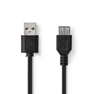 USB kabelis Nedis CCGB60010BK20 2m USB A USB 2.0 0.48 Gbit/s