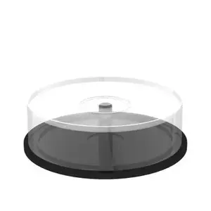 Spindle case MediaRange BOX41 25 discs Transparent