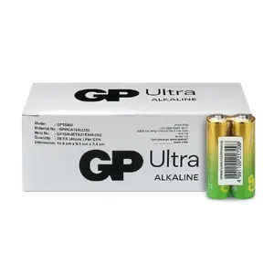 Alkaline batteries GP Battery LR6 AA 40 pcs (model 15AU21-S2)