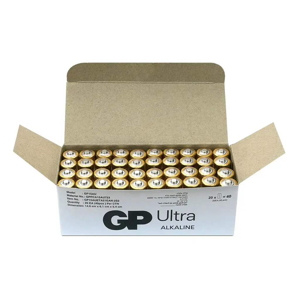 Alkalīnās baterijas GP Battery LR6 AA 40 gab. Photo 4