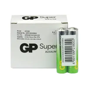 Alkaline AAA batteries GP Battery SUPER 1.5V — pack of 10