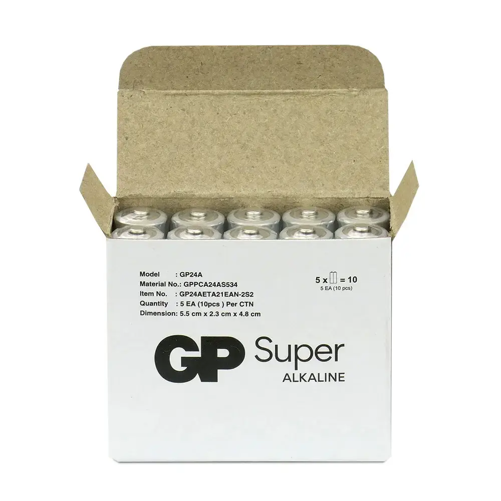 Щелочные AAA GP Battery SUPER 1,5 В — 10 шт. Photo 2