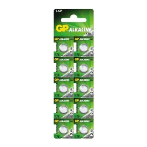 Alkaline button cell battery GP Battery A76 (LR44) 1.5V — mini size, long lasting