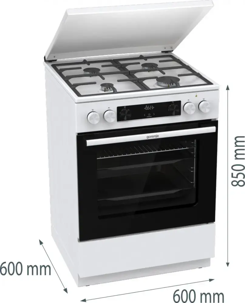 Gorenje GK6C5WF газо-электрическая плита Photo 2