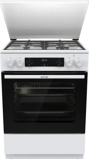 Brīvi stāvoša plīts Gorenje GK6C5WF Gāzes