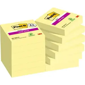 Square Note Paper 3M 7100259816 Yellow 90 Sheets Self-adhesive