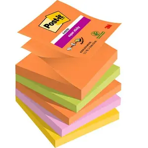Square Note Paper 3M 7100258789 Multicolour 90 Sheets Self-adhesive