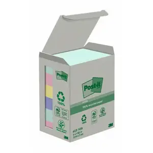Self-adhesive note paper 3M 7100259445 Rectangle Blue Green Pink Yellow 100 sheets