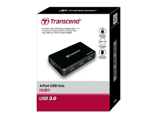 USB centrmezgls Transcend HUB3 Photo 2