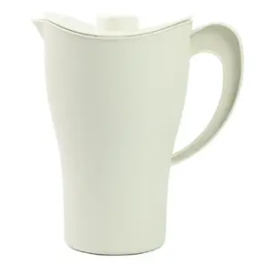 2L Drinking Pitcher Prymus-AGD PL45VK168033 plastic with lid, cream, 15×14×22.5 cm