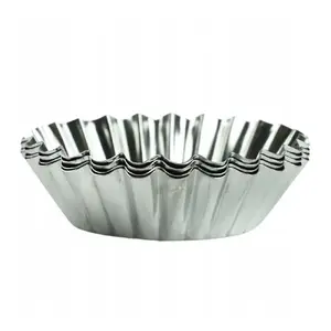Cake molds Prymus-AGD PL4523KB-270 set of 4, stainless steel, diameter 7 cm
