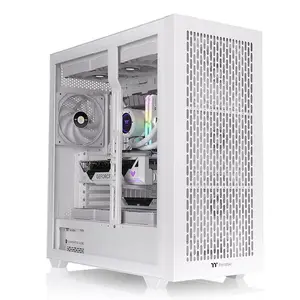 PC Full Tower case THERMALTAKE AX500 White — Full Tower, SPCC/Tempered glass, supports ATX/EATX/SSI, 4×140mm front fans