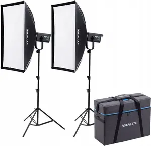 Nanlite FS-300B Bi-Color LED studijas apgaismojuma komplekts 2-Kit