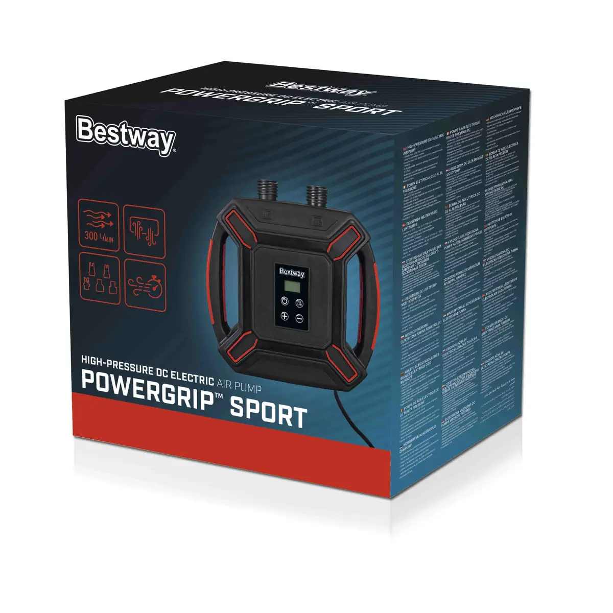 Bestway PowerGrip Sport electric pump — 300 l/min, 12V Photo 17