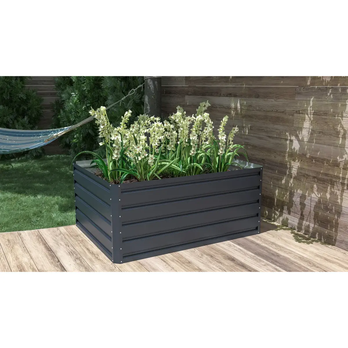 Raised garden bed G21 Daisy metal 120×90×52 cm Photo 6