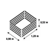 Metal raised bed G21 Daisy 63900233 Photo 3